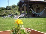 Jardines en casa rural Haritzalotz, Zurucuáin, Tierra Estella :: Agroturismo en Navarra